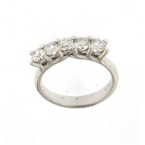 Anello Soranzo Gioielli Donna Fedina/Riviera in Oro bianco Diamante 1.2 Ct NP10270905-16 - NP10270905-16